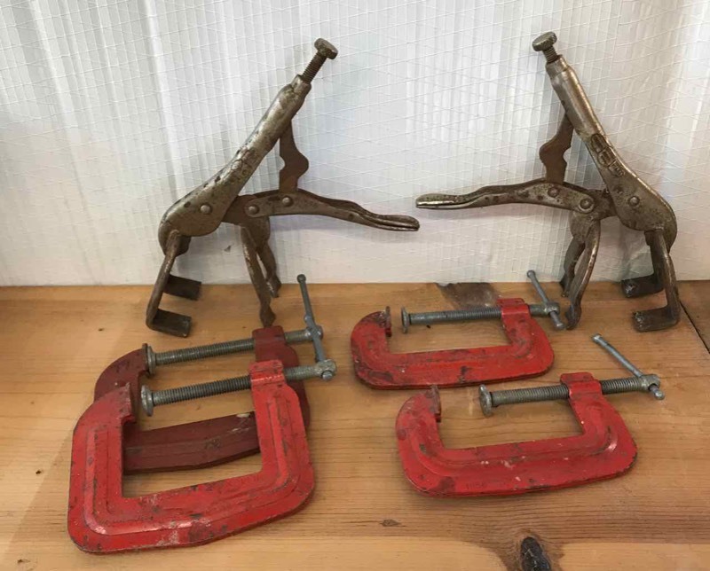 lot 609 image: Clamps