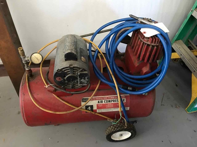 lot 628 image: Sears Air Compressor