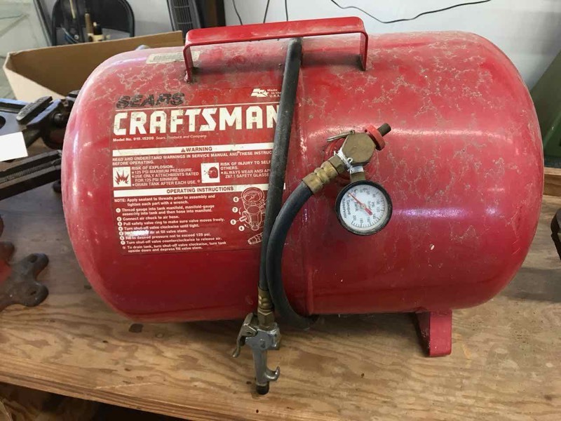 lot 633 image: Craftsman Air Tank Model No. 919.15209