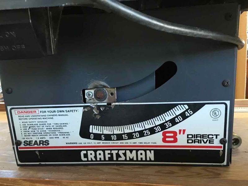 Sears Roebuck Table Saw Model 113 