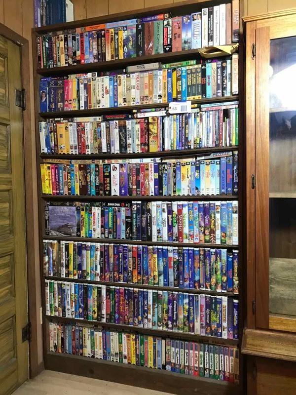 vhs shelf