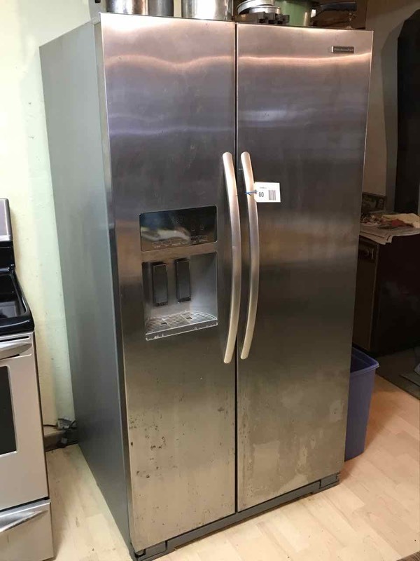 lot 80 image: Kitchen  KitchenAid Refrigerator Freezer