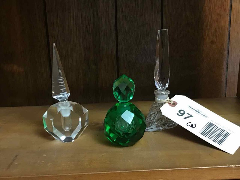 lot 97 image: Bedroom 1 (3) Perfume Bottles