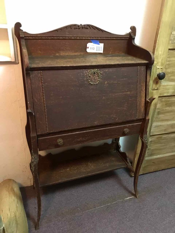 lot 113 image: Bedroom 2  Antique Writing Desk