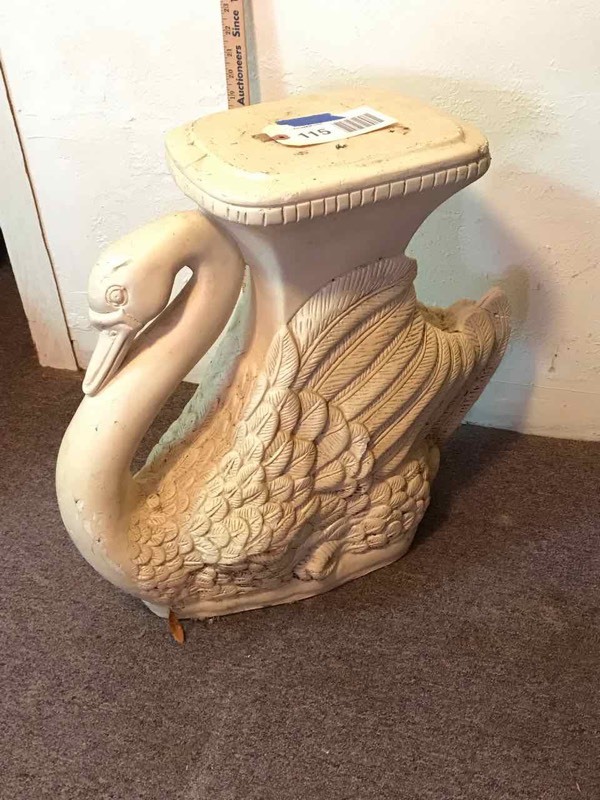 lot 115 image: Bedroom 2 Chalk Swan Accent Table