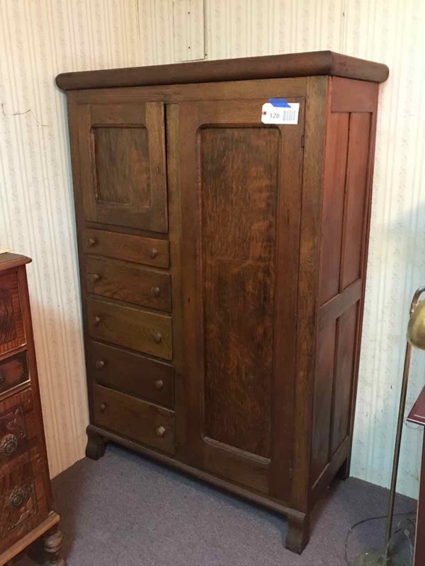 lot 128 image: Bedroom 2 Antique Chiffarobe