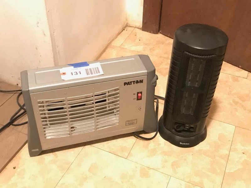 lot 131 image: Kitchen (2) Electric Heaters (Comfort Zone, Patton)