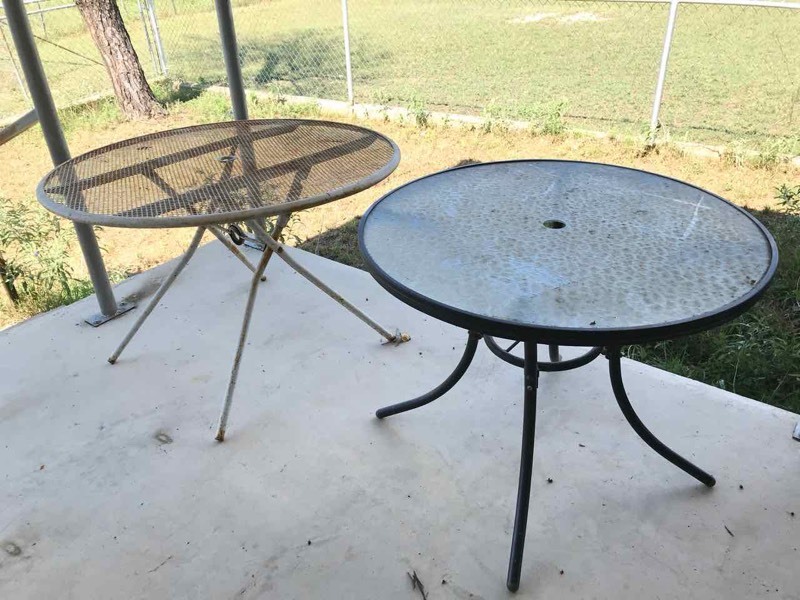 lot 165 image: Porch (2) Patio Tables