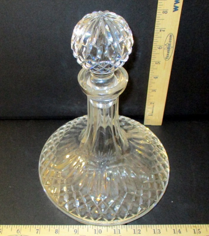 lot 44 image: GlassCrystal Decanter (Captains) (B2)