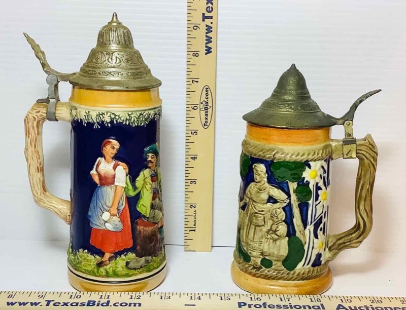 lot 218 image: (2) Steins (DR)