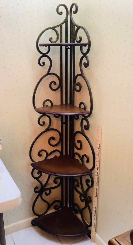 lot 243 image: 4-Tier Corner Shelf (DR)