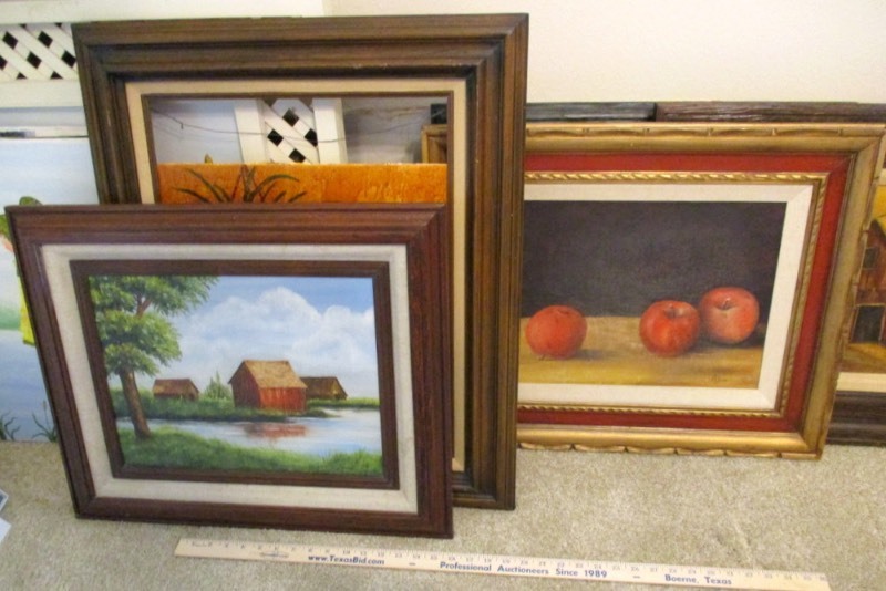lot 291 image: Asst. Original Paintings & Paper Prints (B2)