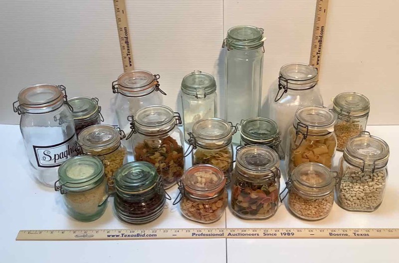 lot 348 image: Kitchen CanistersJars (K)