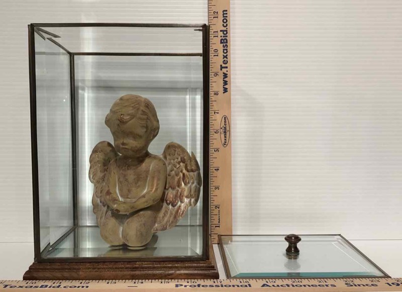 lot 395 image: Angel in Glass Showcase (LR)