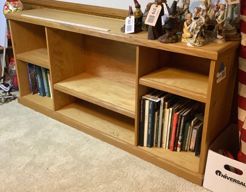lot 410 image: Wood Bookshelf (ST)