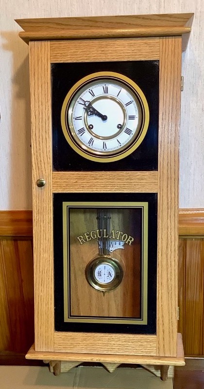 lot 426 image: Regulator Pendulum Wall Clock (ST)