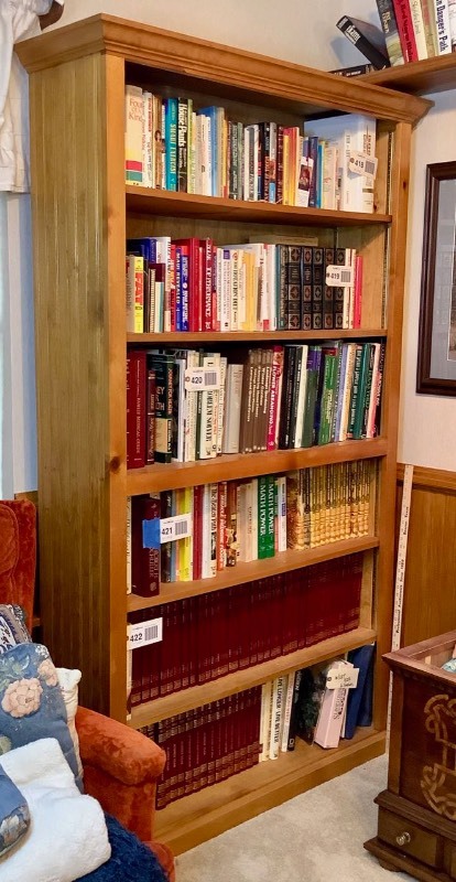 lot 430 image: Bookshelf (ST)  (contents not included)