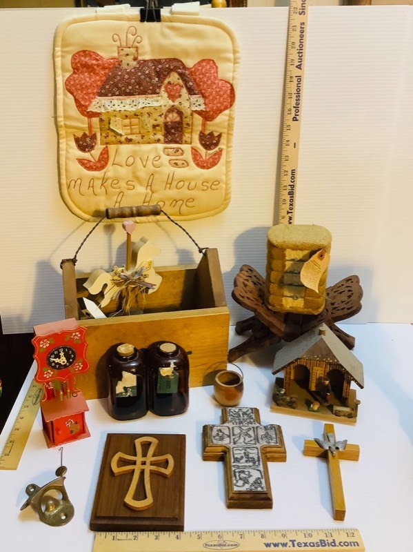 lot 461 image: Coca-Cola Bottle Opener, Book Stand, Snuff Jars, Crosses, Etc.(ST)