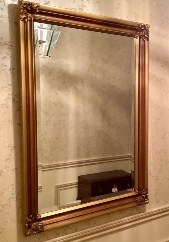 lot 512 image: Framed Beveled Mirror (H)