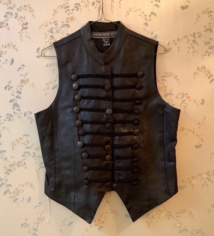 lot 523 image: New Identity Leather Vest (CR)
