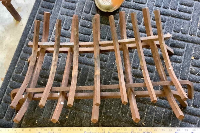 lot 595 image: 2 Small Fireplace Grates (G)