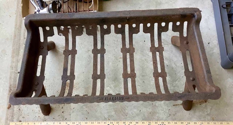 lot 598 image: Firebird Cast Iron Fireplace Grate (G)