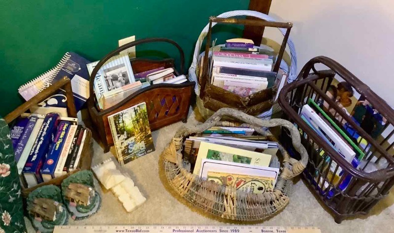 lot 656 image: Books and Baskets (MA)