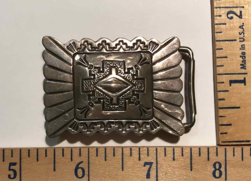 lot 915 image: Jewelry  Buckle, Sterling HT