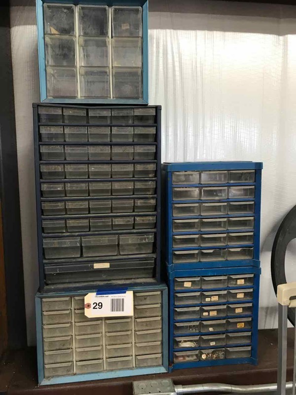 lot 29 image: (5) Bins for Fasteners