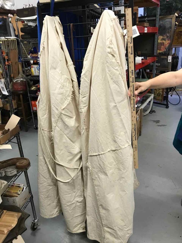 lot 102 image: Cotton Canvas Cloth Covers