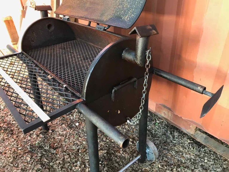 Pipe shop bbq pit