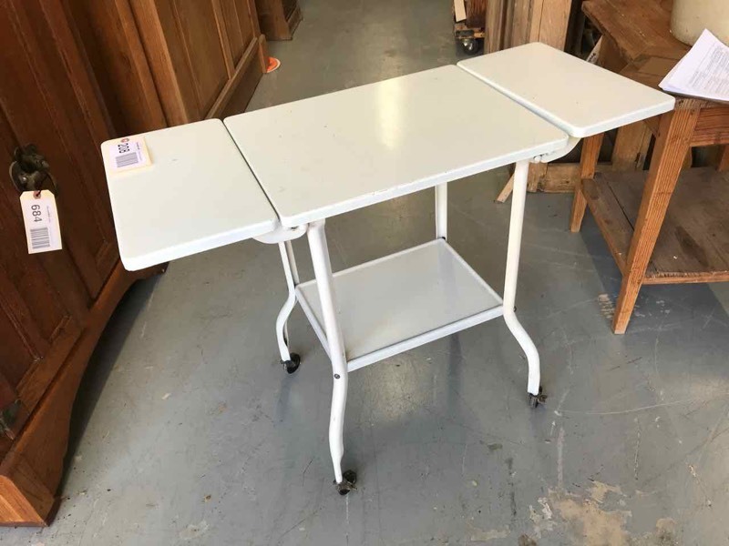 lot 208 image: Vintage Typewriter Stand (painted white)