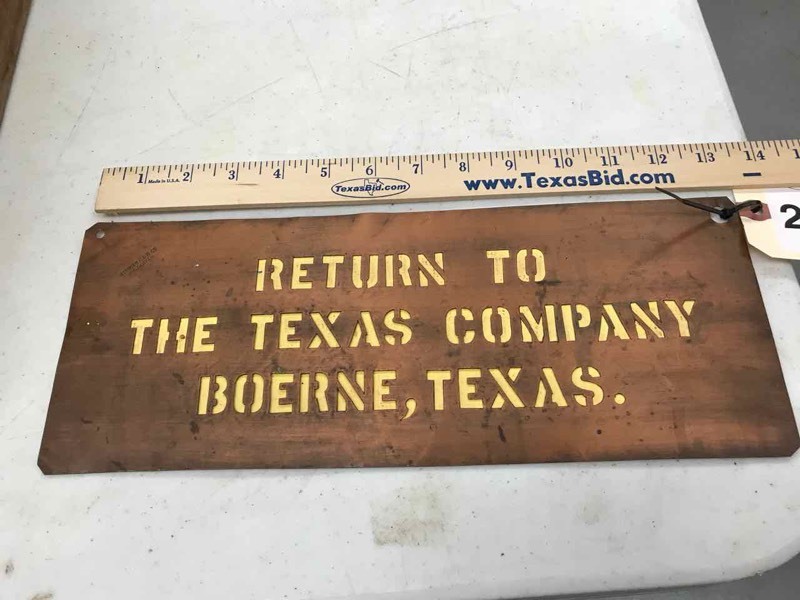 lot 258 image: StencilSign Return to the Texas Company Boerne, Texas