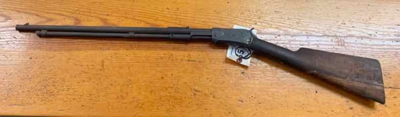 lot 265 image: Winchester Model-6 .22 (appears to be inoperable & missing parts). Located at Apache Rifle Works.