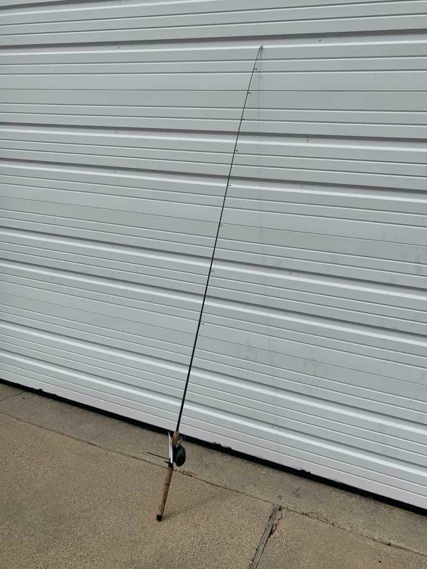 lot 519 image: Asset Forfeiture  RodReel  Shimano Curado CU-200 Bantam (green Curado) wG Loomis GL2, 7 rod