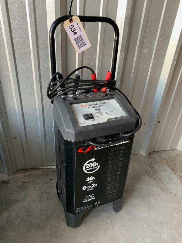 lot 534 image: Asset Forfeiture  Schumacher Battery Charger, Mod. SC15