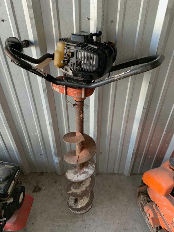 lot 540 image: Asset Forfeiture  General Equipment Co. Mod. 240 Post Hole Digger, 8 auger, gasoline
