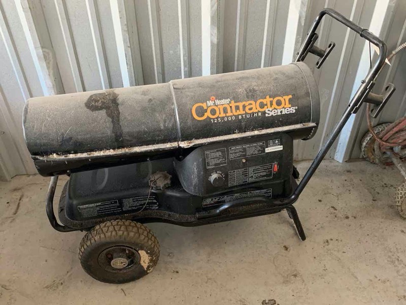 lot 546 image: Asset Forfeiture  MR Heater, Contractor Series, 125,000 btu, Mod. MH125KTR