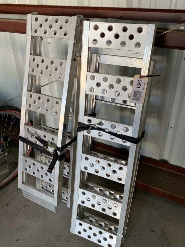 lot 551 image: Asset Forfeiture  Reese Loading Ramps, folding, 750 lb cap., Mod. 9515000