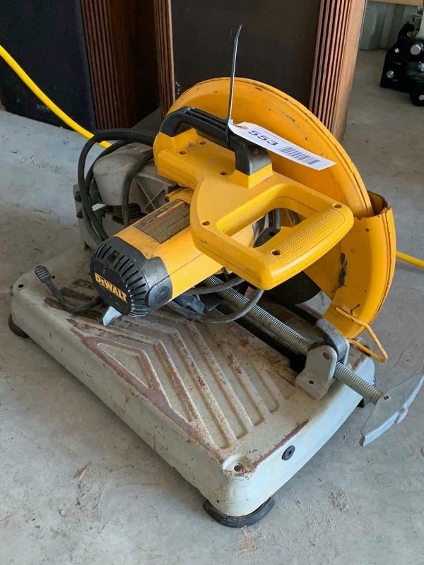 lot 553 image: Asset Forfeiture  Chop Saw, 14 Model D28715