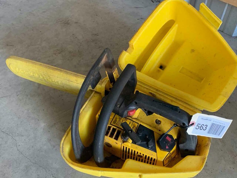 lot 563 image: Asset Forfeiture  McCullough Chain Saw Power Mac 310 (gas)
