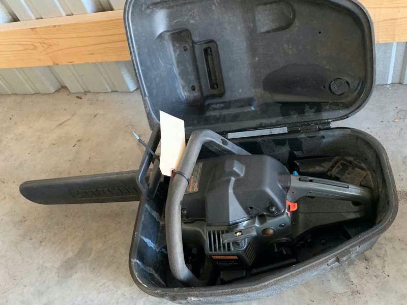 lot 564 image: Asset Forfeiture  Craftsman 18 Gas Chain Saw, 2.4 cu. In.
