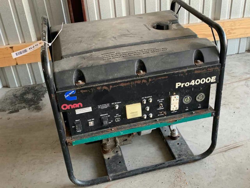 lot 579 image: Asset Forfeiture  Onan Pro 4000E Generator (gas)