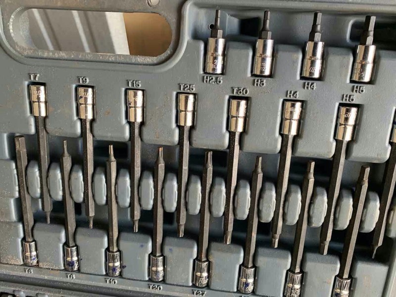 Asset Forfeiture: Blue Point Torx Socket Bit Set Model BLPTH87