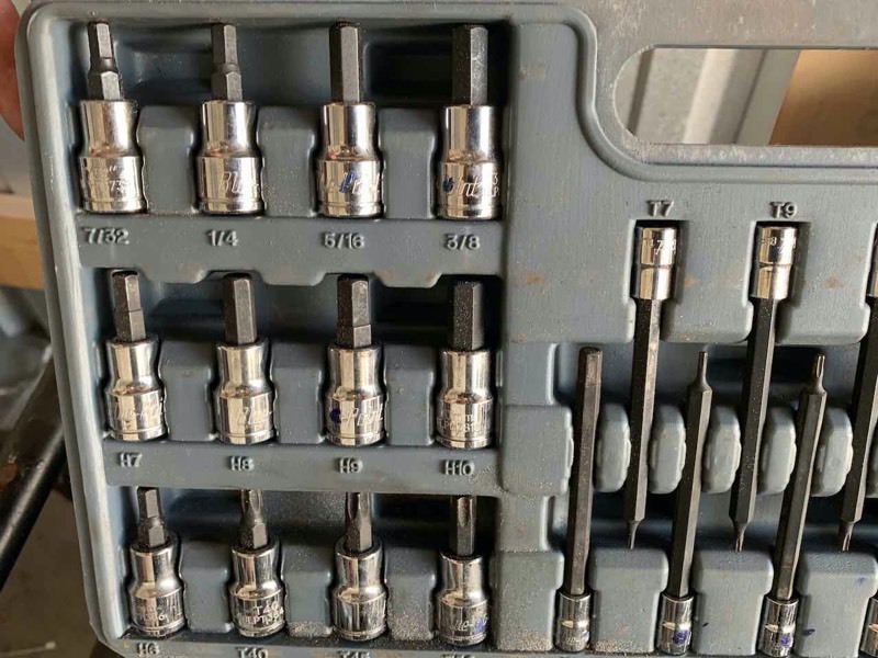 Asset Forfeiture: Blue Point Torx Socket Bit Set Model BLPTH87