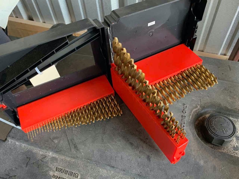 lot 584 image: Asset Forfeiture  Drill Bit Index Kit