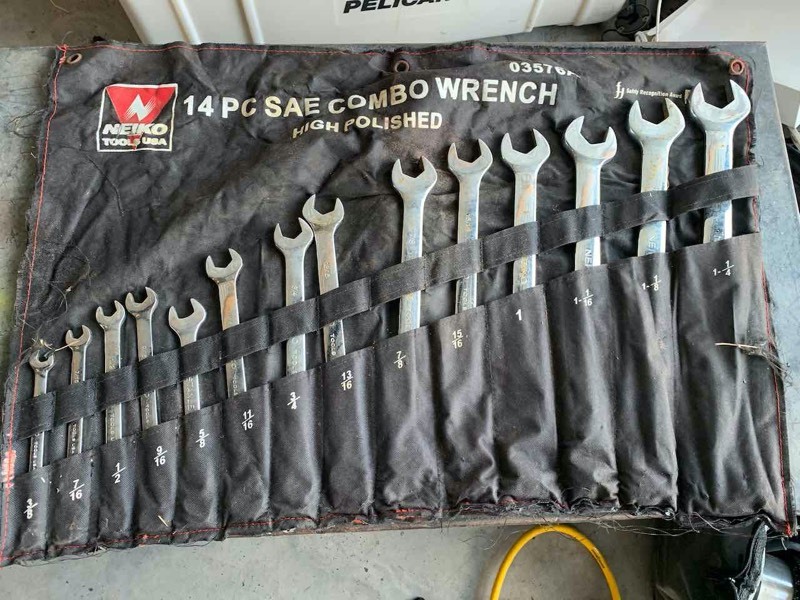 lot 586 image: Asset Forfeiture  Neiko Combination Wrenches (38 - 1-14 inch)