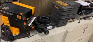 lot 420 image: AKudioVisual Kodak Slide Projectors, Cassette Players EIKI, VHS Players, DVD Players