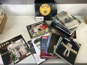 lot 540 image: Elvis Presley Books & Magazines
