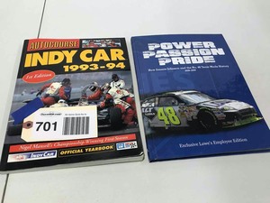 lot 701 image: (2) Books Indy Car, Power Passion Pride